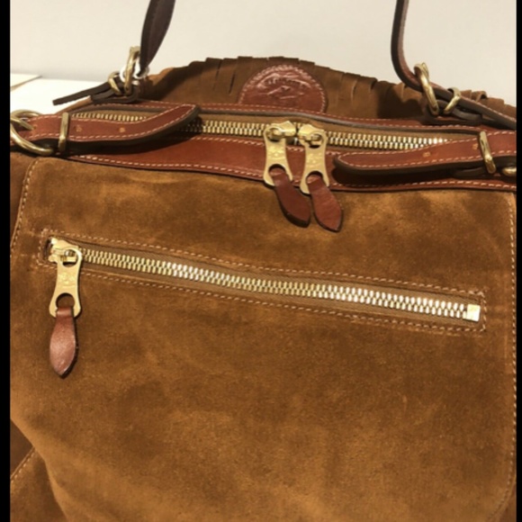 IL Bisonte Suede  Fringe Backpack/ Convertible Bag main image 12